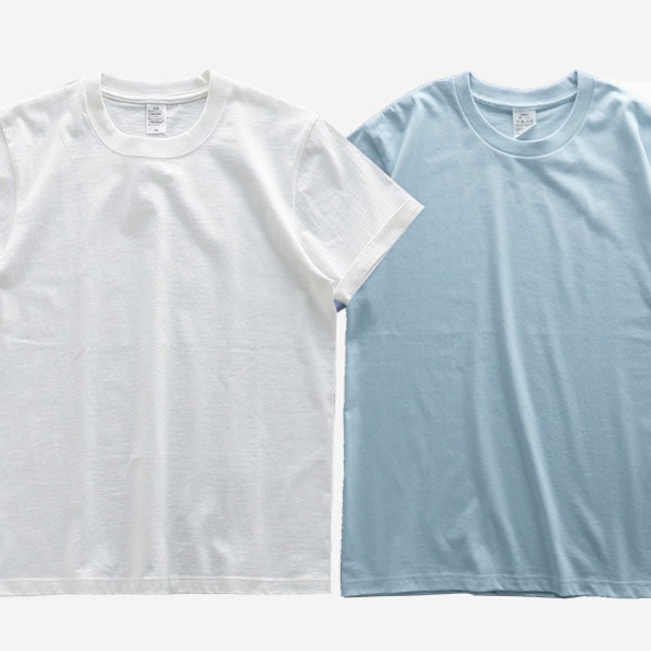 Heavyweight Pure Cotton Short-Sleeve T-Shirt
