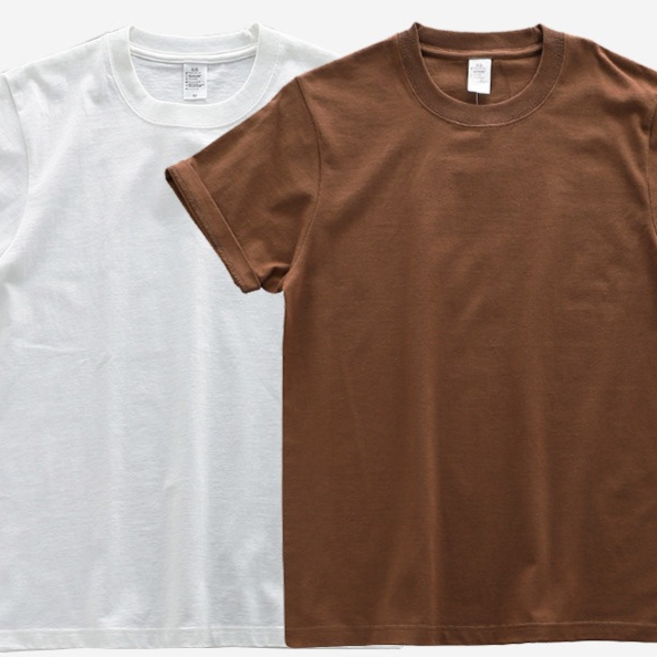 Heavyweight Pure Cotton Short-Sleeve T-Shirt