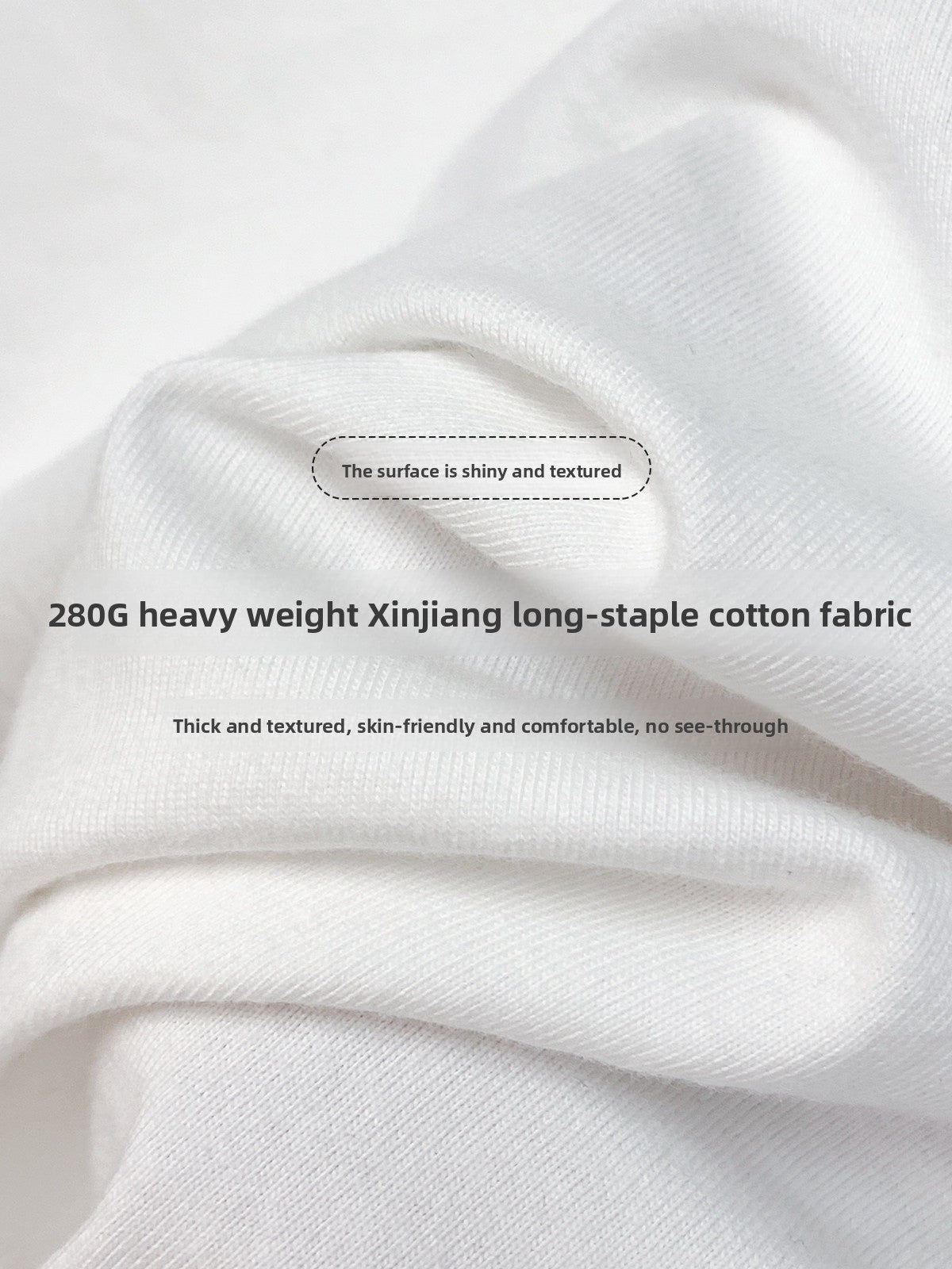 Heavyweight Pure Cotton Short-Sleeve T-Shirt