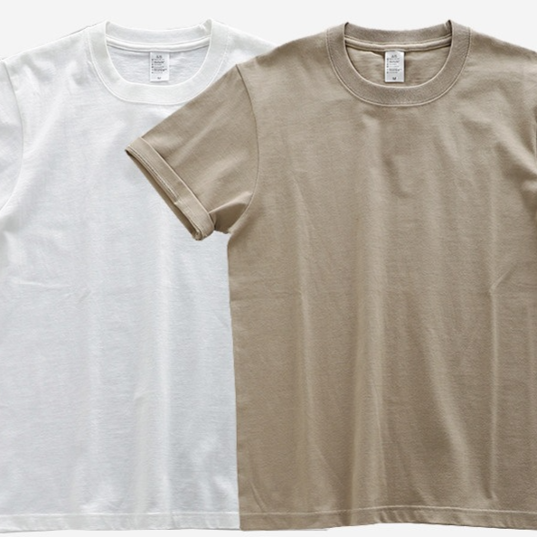 Heavyweight Pure Cotton Short-Sleeve T-Shirt