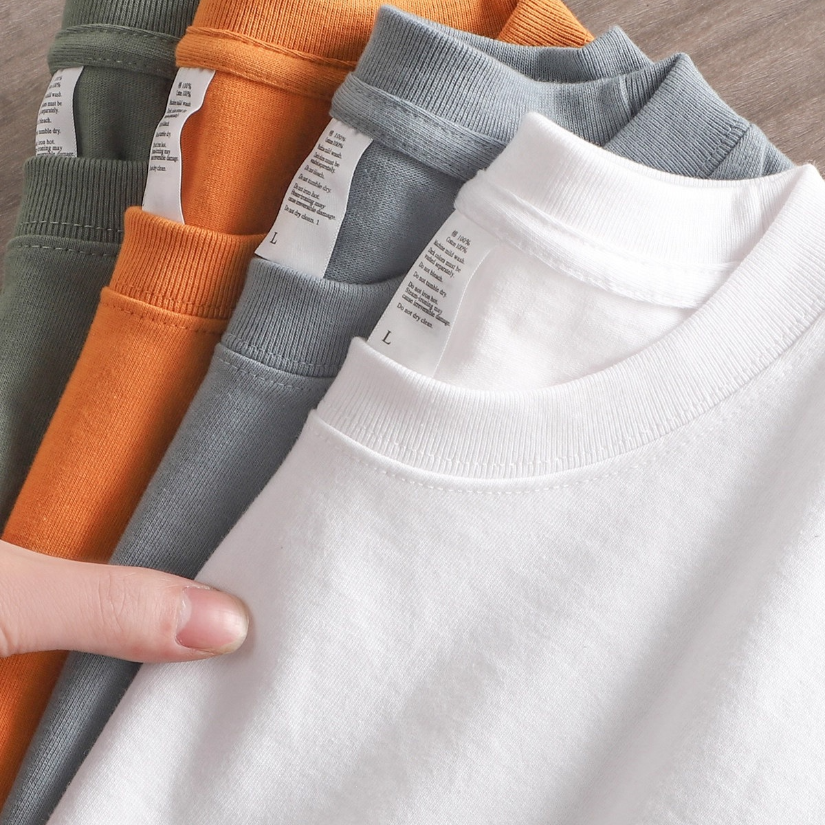 Heavyweight Pure Cotton Short-Sleeve T-Shirt