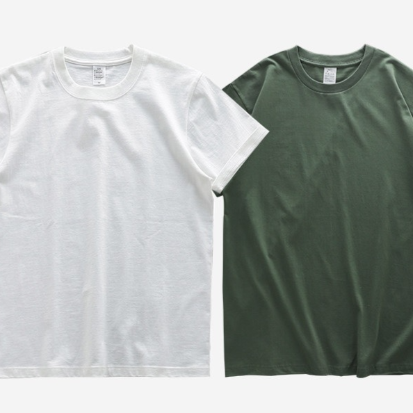 Heavyweight Pure Cotton Short-Sleeve T-Shirt