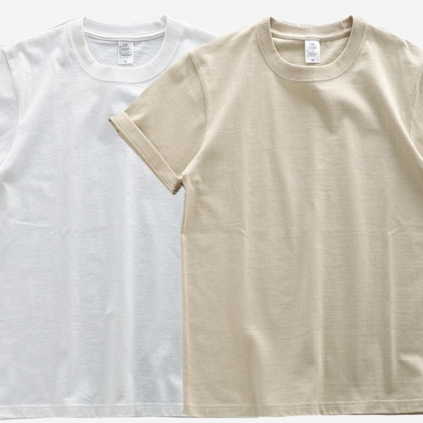 Heavyweight Pure Cotton Short-Sleeve T-Shirt