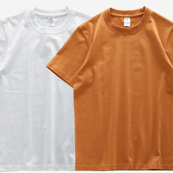 Heavyweight Pure Cotton Short-Sleeve T-Shirt