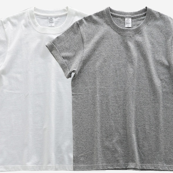 Heavyweight Pure Cotton Short-Sleeve T-Shirt