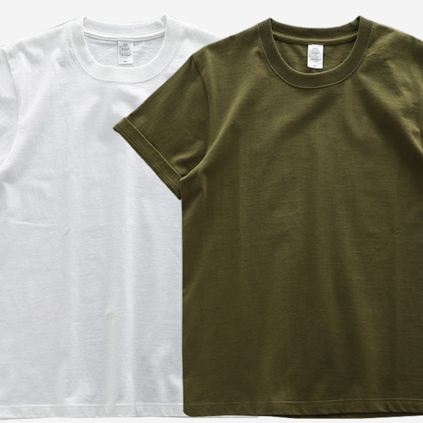 Heavyweight Pure Cotton Short-Sleeve T-Shirt