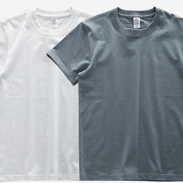 Heavyweight Pure Cotton Short-Sleeve T-Shirt
